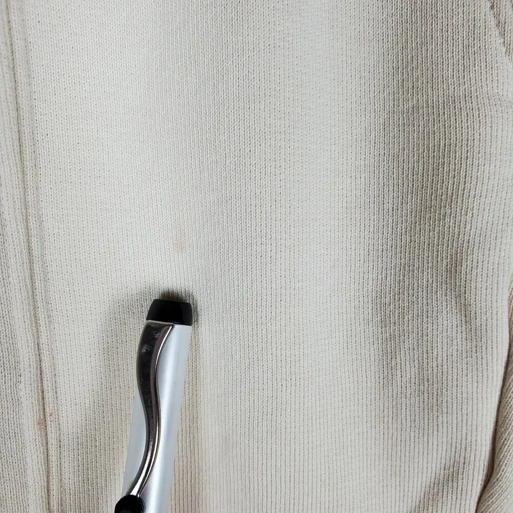 Mate the Label Fleece Front Seam Jogger Size L Bone Pull On Cotton 28